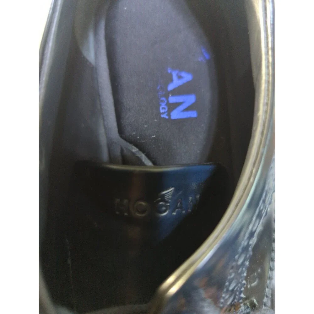 HOGAN by TODÂ´S Full Brogue Derby Dress Shoes - Blue  US 7.5